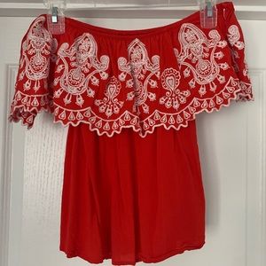 Off the shoulder top